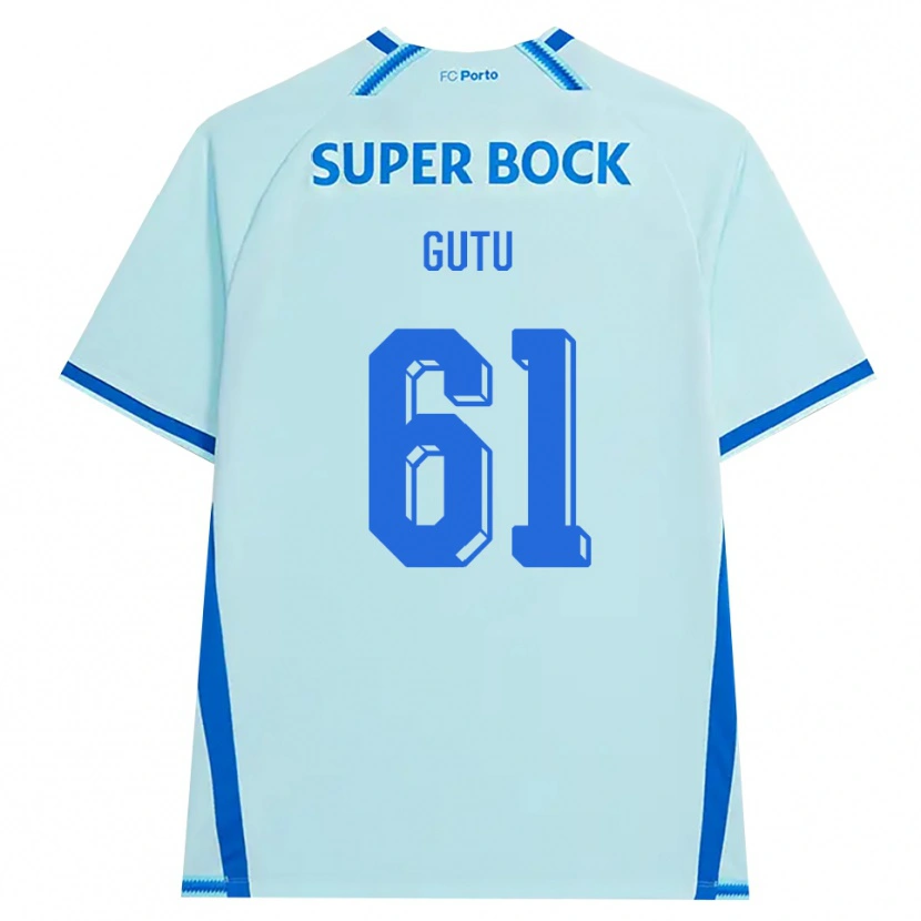 Danxen Damen Denis Gutu #61 Hellcyan Blau Ausweichtrikot Trikot 2026/27 T-Shirt