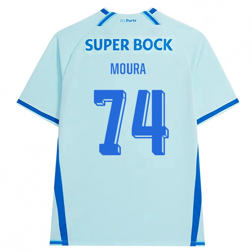 Danxen Damen Francisco Moura #74 Hellcyan Blau Ausweichtrikot Trikot 2026/27 T-Shirt
