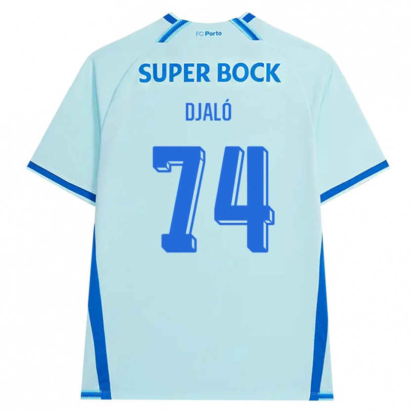 Danxen Damen Ussumane Djaló #74 Hellcyan Blau Ausweichtrikot Trikot 2026/27 T-Shirt