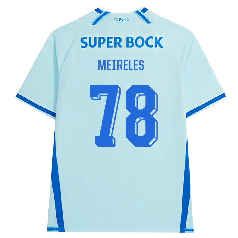 Danxen Damen Jorge Meireles #78 Hellcyan Blau Ausweichtrikot Trikot 2026/27 T-Shirt