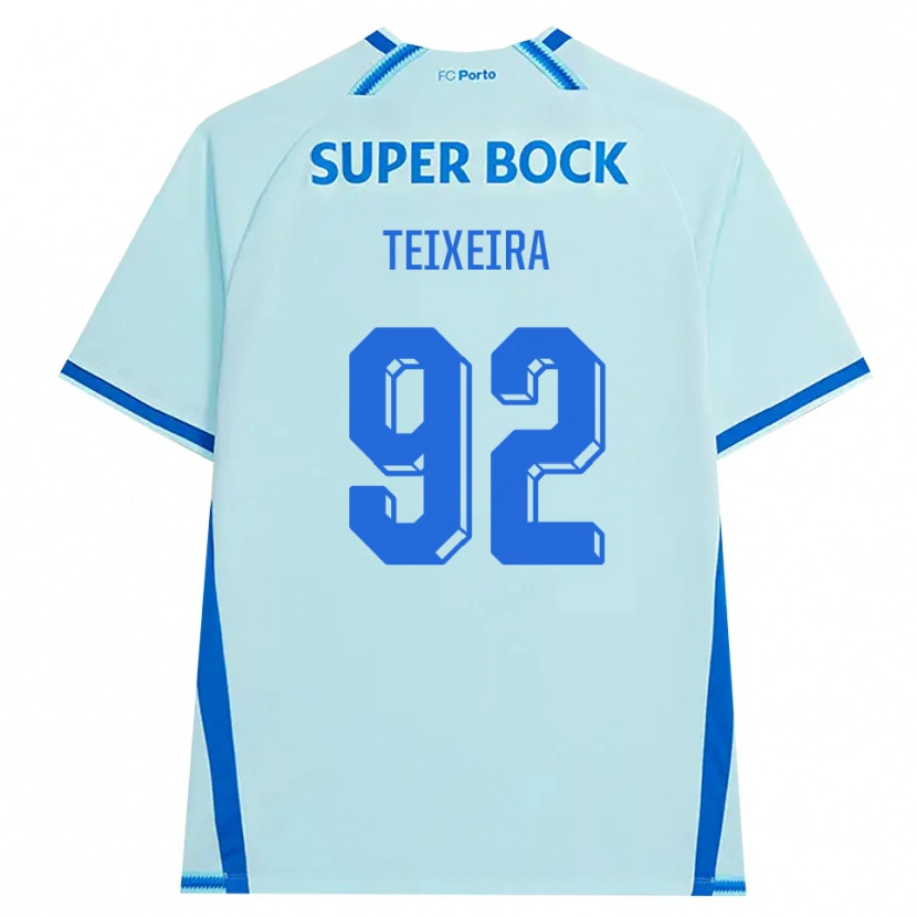 Danxen Damen João Teixeira #92 Hellcyan Blau Ausweichtrikot Trikot 2026/27 T-Shirt