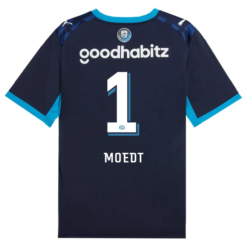 Danxen Damen Eskil Moedt #1 Himmelblau Königlichblau Ausweichtrikot Trikot 2026/27 T-Shirt