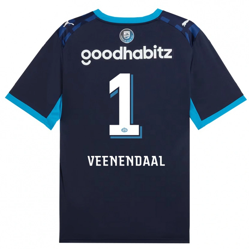 Danxen Damen Sari Van Veenendaal #1 Himmelblau Königlichblau Ausweichtrikot Trikot 2026/27 T-Shirt