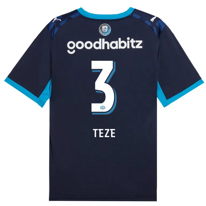 Danxen Damen Jordan Teze #3 Himmelblau Königlichblau Ausweichtrikot Trikot 2026/27 T-Shirt