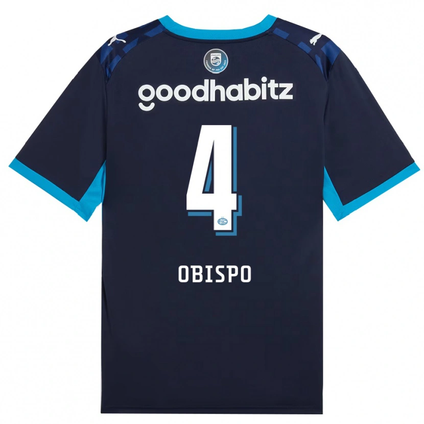 Danxen Damen Armando Obispo #4 Himmelblau Königlichblau Ausweichtrikot Trikot 2026/27 T-Shirt