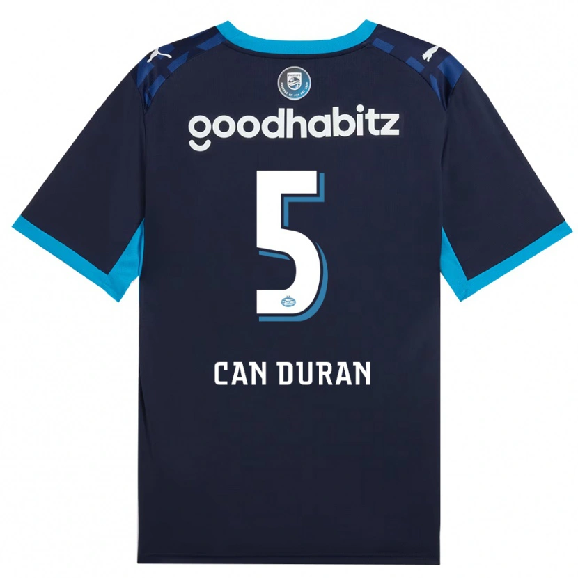 Danxen Damen Emre Can Duran #5 Himmelblau Königlichblau Ausweichtrikot Trikot 2026/27 T-Shirt