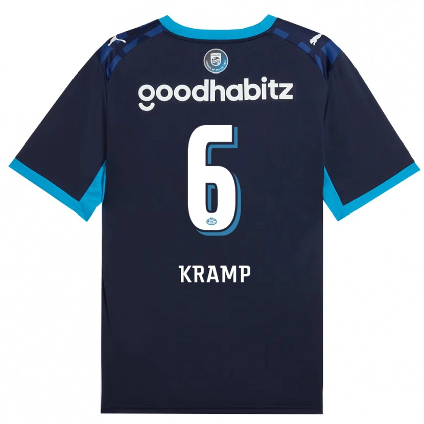 Danxen Damen Michael Kramp #6 Himmelblau Königlichblau Ausweichtrikot Trikot 2026/27 T-Shirt