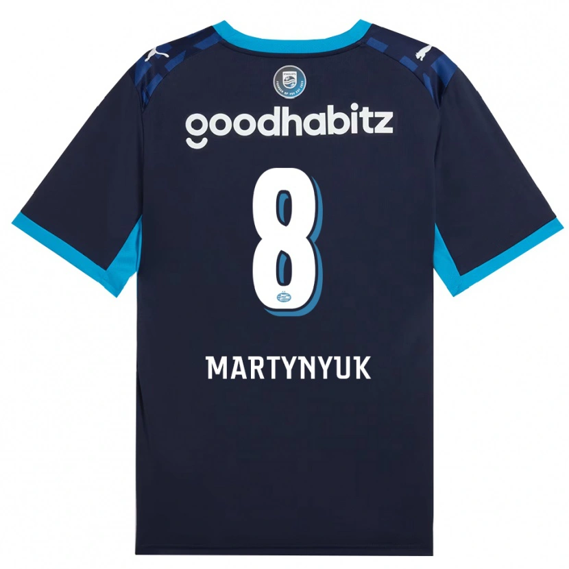 Danxen Damen Anton Martynyuk #8 Himmelblau Königlichblau Ausweichtrikot Trikot 2026/27 T-Shirt