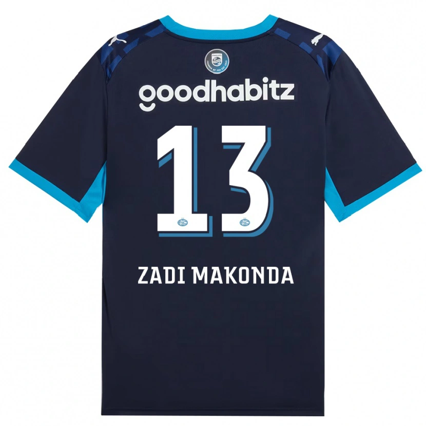 Danxen Damen David Zadi Makonda #13 Himmelblau Königlichblau Ausweichtrikot Trikot 2026/27 T-Shirt
