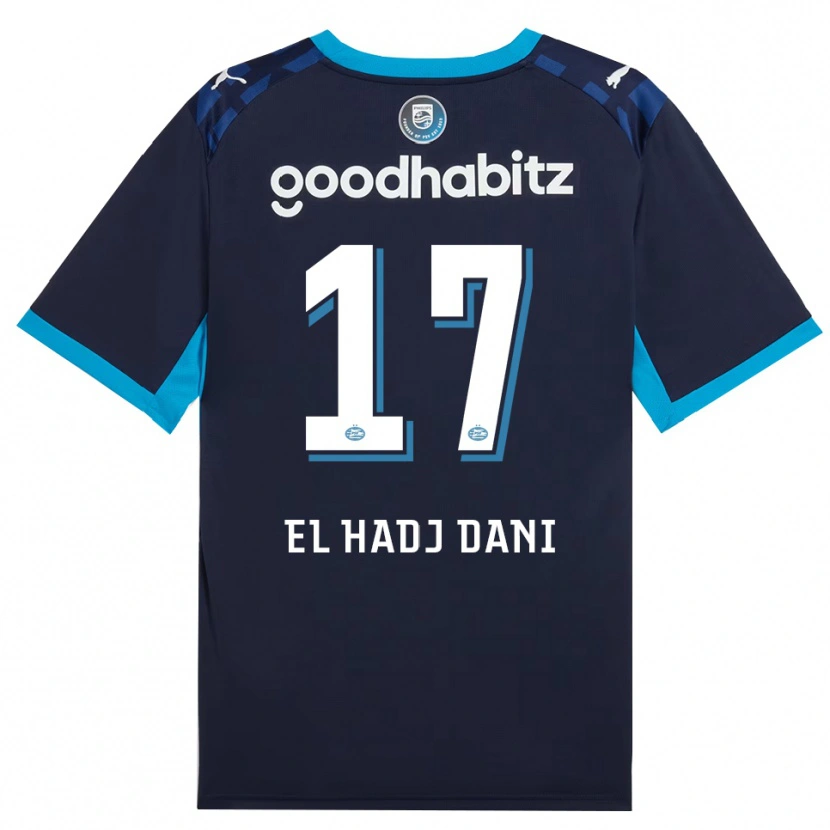 Danxen Damen Soudais El Hadj Dani #17 Himmelblau Königlichblau Ausweichtrikot Trikot 2026/27 T-Shirt
