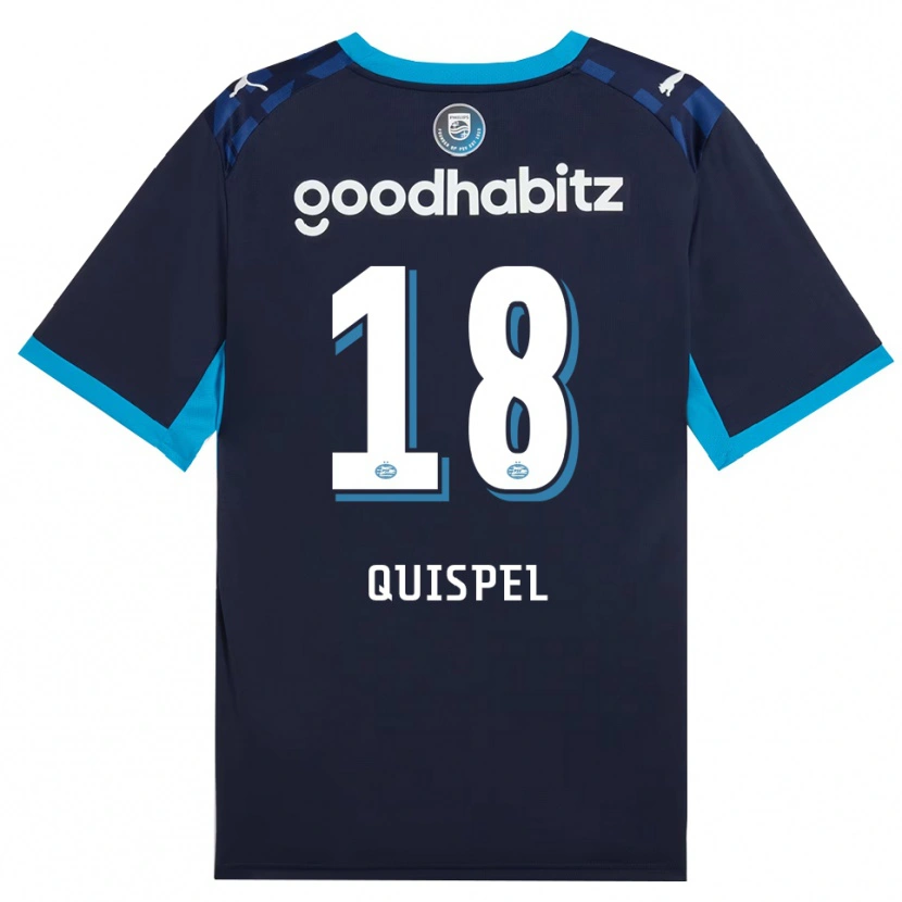 Danxen Damen Peter Quispel #18 Himmelblau Königlichblau Ausweichtrikot Trikot 2026/27 T-Shirt