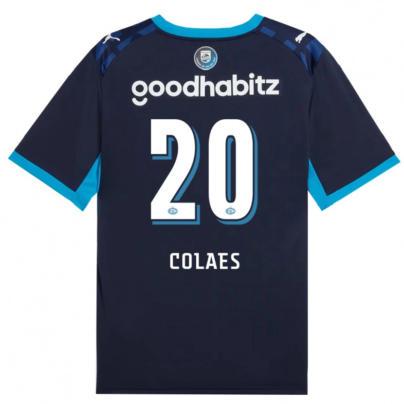 Danxen Damen Jonas Colaes #20 Himmelblau Königlichblau Ausweichtrikot Trikot 2026/27 T-Shirt