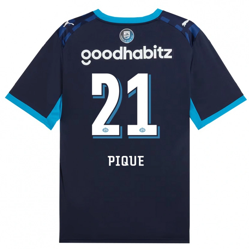Danxen Damen Naomi Piqué #21 Himmelblau Königlichblau Ausweichtrikot Trikot 2026/27 T-Shirt