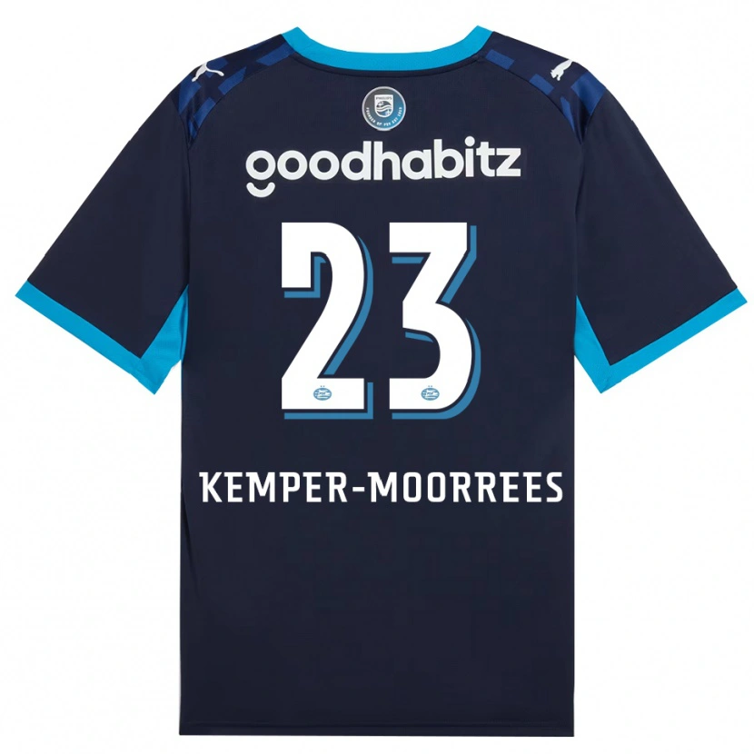 Danxen Damen Myrthe Kemper-Moorrees #23 Himmelblau Königlichblau Ausweichtrikot Trikot 2026/27 T-Shirt
