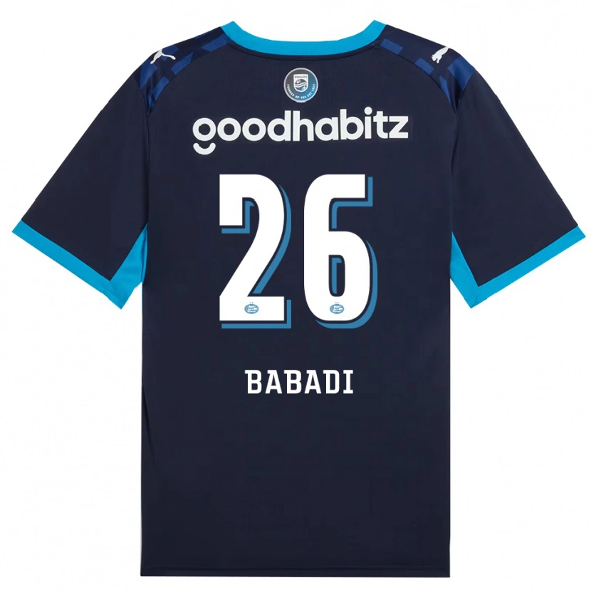 Danxen Damen Isaac Babadi #26 Himmelblau Königlichblau Ausweichtrikot Trikot 2026/27 T-Shirt