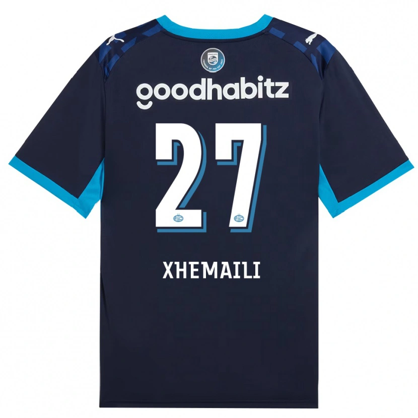 Danxen Damen Riola Xhemaili #27 Himmelblau Königlichblau Ausweichtrikot Trikot 2026/27 T-Shirt