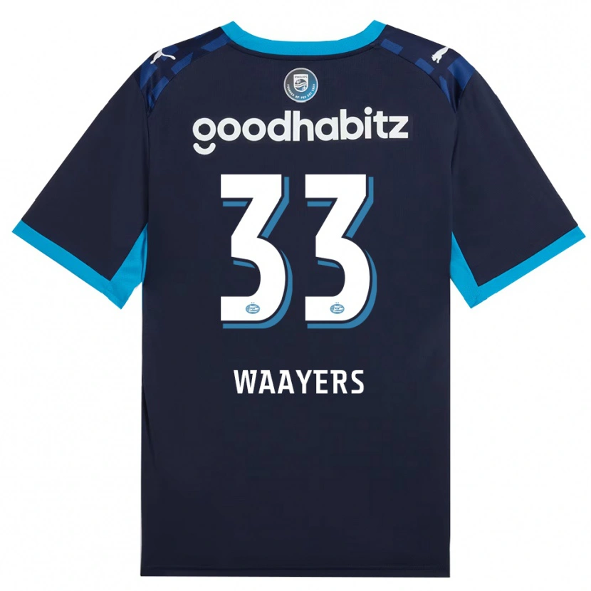 Danxen Damen Eus Waayers #33 Himmelblau Königlichblau Ausweichtrikot Trikot 2026/27 T-Shirt