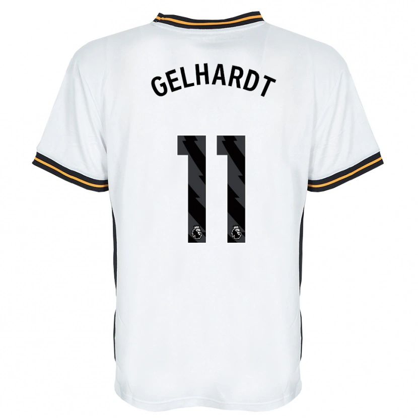 Danxen Damen Joe Gelhardt #11 Weiß Orange Schwarz Auswärtstrikot Trikot 2026/27 T-Shirt