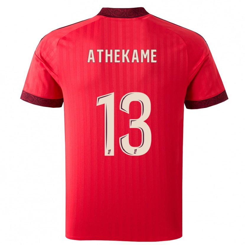 Danxen Damen Zachary Athekame #13 Burgund Rot Weiß Auswärtstrikot Trikot 2026/27 T-Shirt