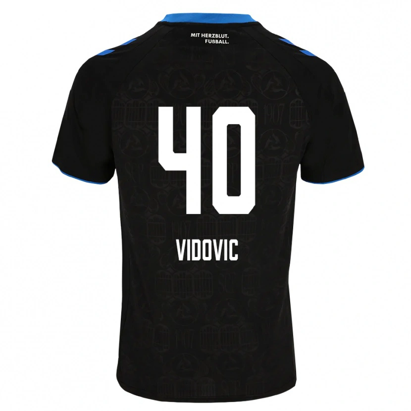 Danxen Damen Gabriel Vidovic #40 Schwarz Weiß Rot Heimtrikot Trikot 2026/27 T-Shirt