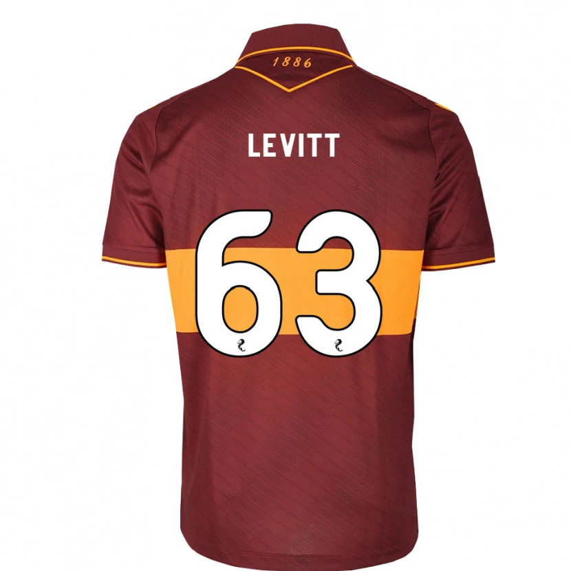 Danxen Damen Dylan Levitt #63 Orange Maroon Auswärtstrikot Trikot 2026/27 T-Shirt