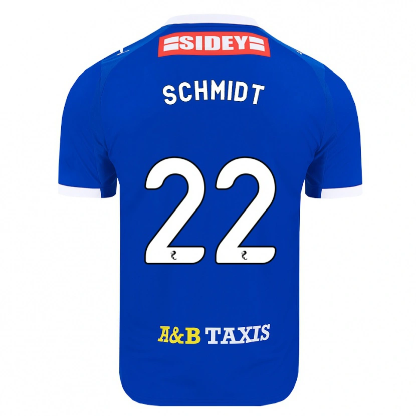 Danxen Damen Danny Schmidt #22 Blau Rot Gelb Heimtrikot Trikot 2026/27 T-Shirt