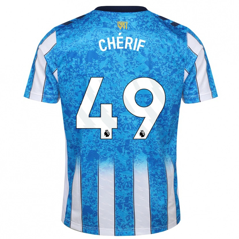 Danxen Damen Sidiki Chérif #49 Weiß Blau Orange Heimtrikot Trikot 2026/27 T-Shirt