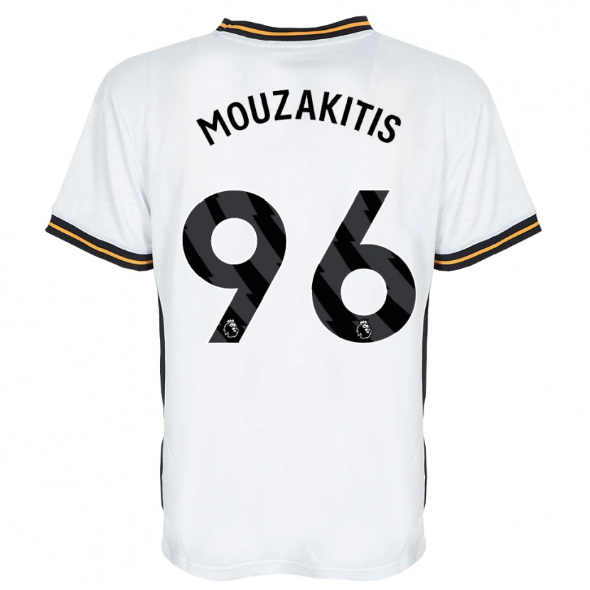 Danxen Damen Christos Mouzakitis #96 Weiß Orange Schwarz Auswärtstrikot Trikot 2026/27 T-Shirt