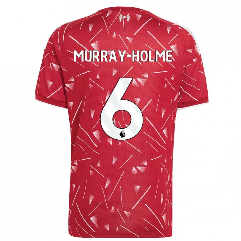 Danxen Kinder Haydn Murray-Holme #6 Weiß Rot Heimtrikot Trikot 2026/27 T-Shirt