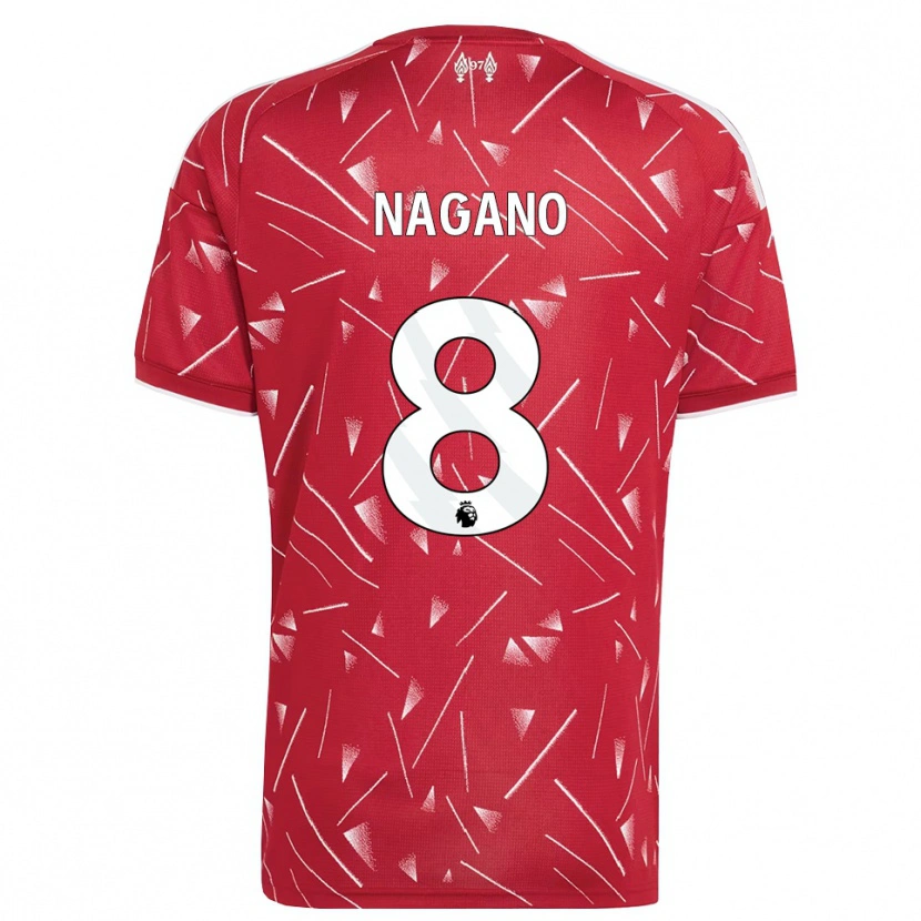 Danxen Kinder Fūka Nagano #8 Weiß Rot Heimtrikot Trikot 2026/27 T-Shirt