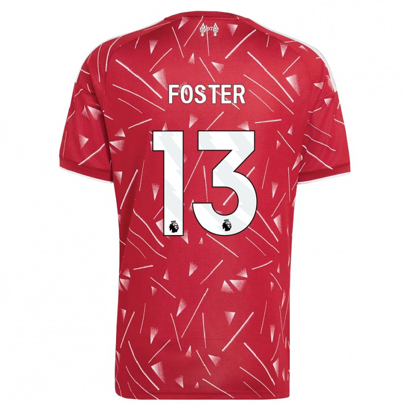 Danxen Kinder Rylee Foster #13 Weiß Rot Heimtrikot Trikot 2026/27 T-Shirt