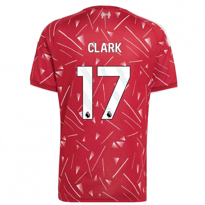 Danxen Kinder Jenna Clark #17 Weiß Rot Heimtrikot Trikot 2026/27 T-Shirt