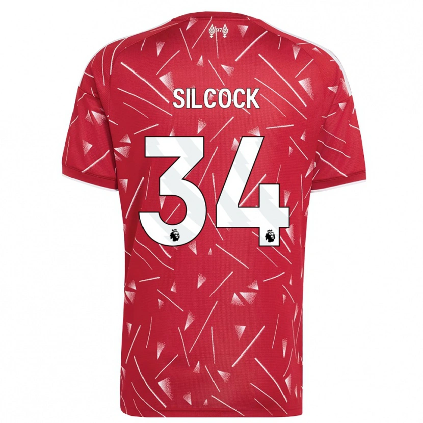 Danxen Kinder Hannah Silcock #34 Weiß Rot Heimtrikot Trikot 2026/27 T-Shirt