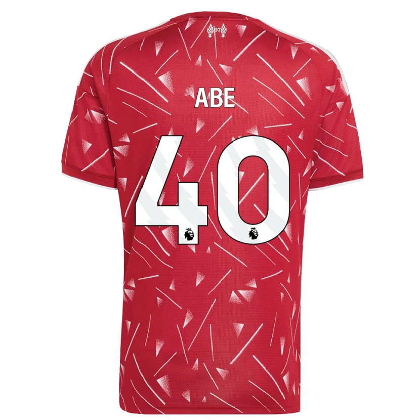Danxen Kinder Joshua Abe #40 Weiß Rot Heimtrikot Trikot 2026/27 T-Shirt