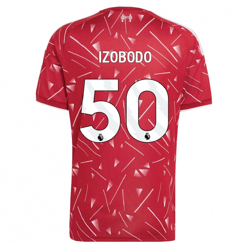Danxen Kinder Elijah Izobodo John #50 Weiß Rot Heimtrikot Trikot 2026/27 T-Shirt