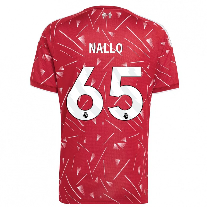 Danxen Kinder Amara Nallo #65 Weiß Rot Heimtrikot Trikot 2026/27 T-Shirt
