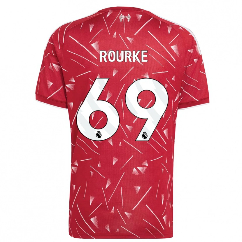 Danxen Kinder Fidel O'rourke #69 Weiß Rot Heimtrikot Trikot 2026/27 T-Shirt