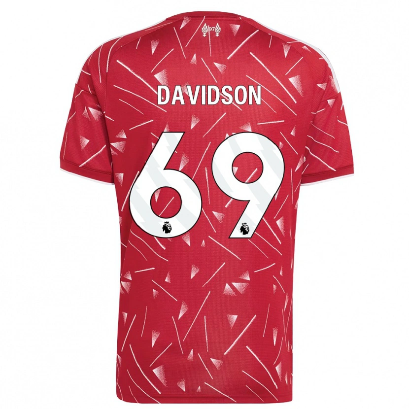 Danxen Kinder Josh Davidson #69 Weiß Rot Heimtrikot Trikot 2026/27 T-Shirt
