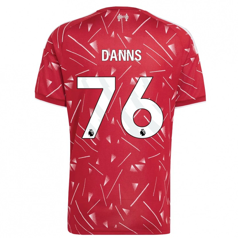 Danxen Kinder Jayden Danns #76 Weiß Rot Heimtrikot Trikot 2026/27 T-Shirt