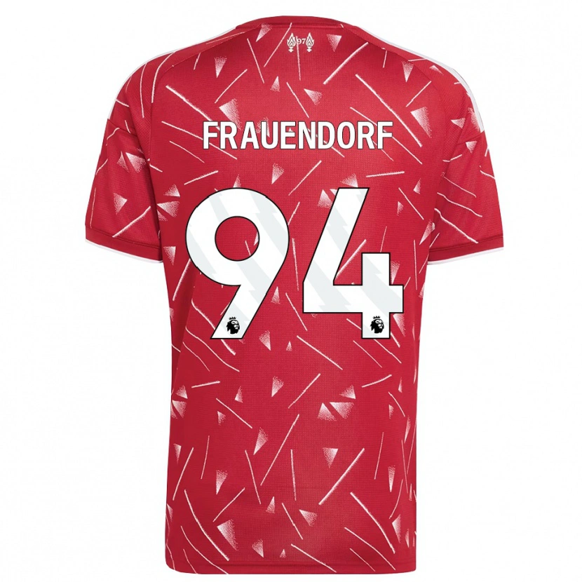 Danxen Kinder Melkamu Frauendorf #94 Weiß Rot Heimtrikot Trikot 2026/27 T-Shirt