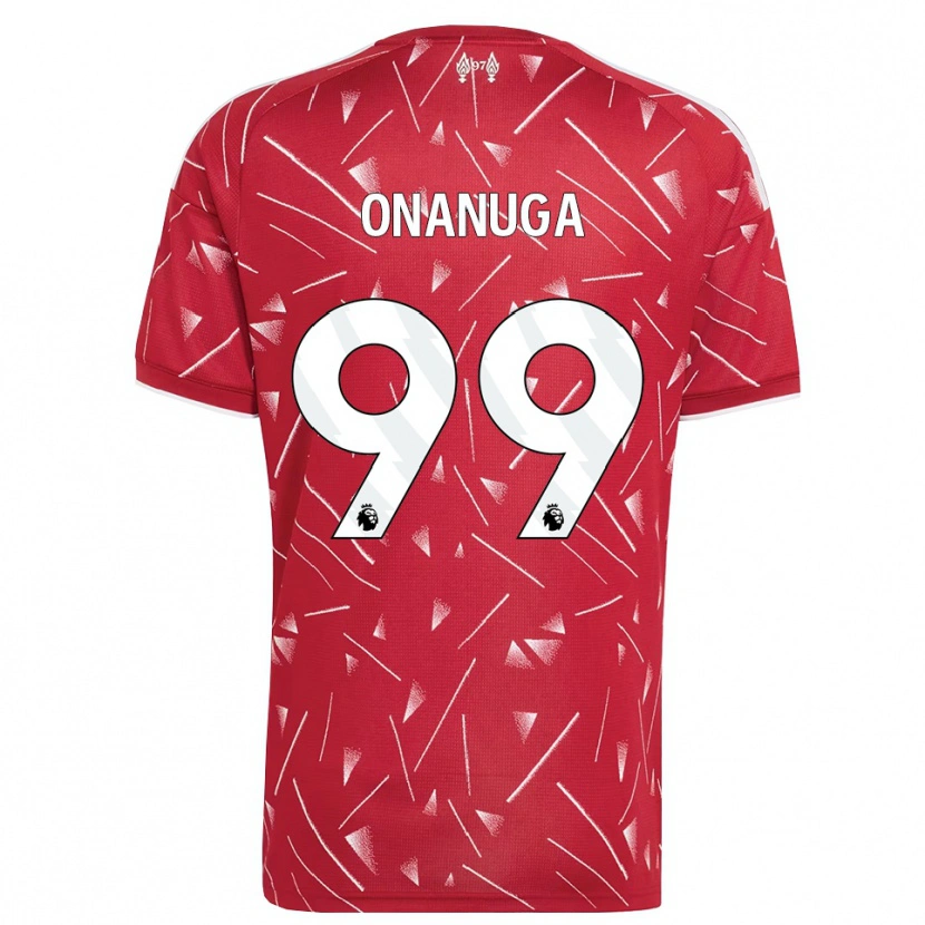 Danxen Kinder Fola Onanuga #99 Weiß Rot Heimtrikot Trikot 2026/27 T-Shirt