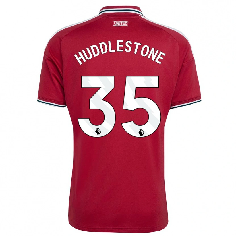 Danxen Kinder Tom Huddlestone #35 Rot Gelb Weiß Heimtrikot Trikot 2026/27 T-Shirt