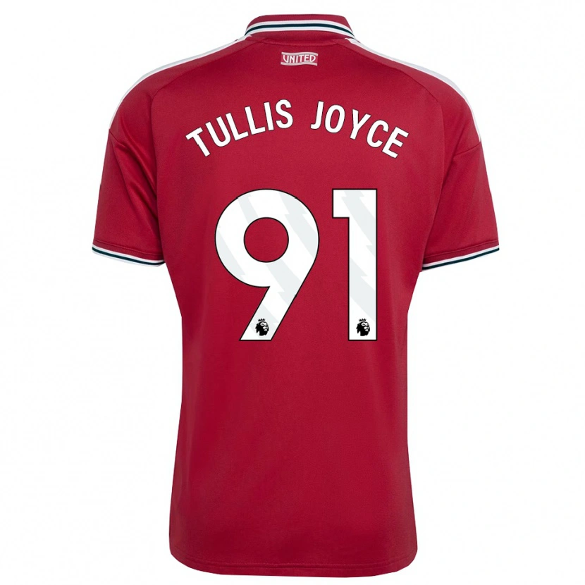 Danxen Kinder Phallon Tullis-Joyce #91 Rot Gelb Weiß Heimtrikot Trikot 2026/27 T-Shirt