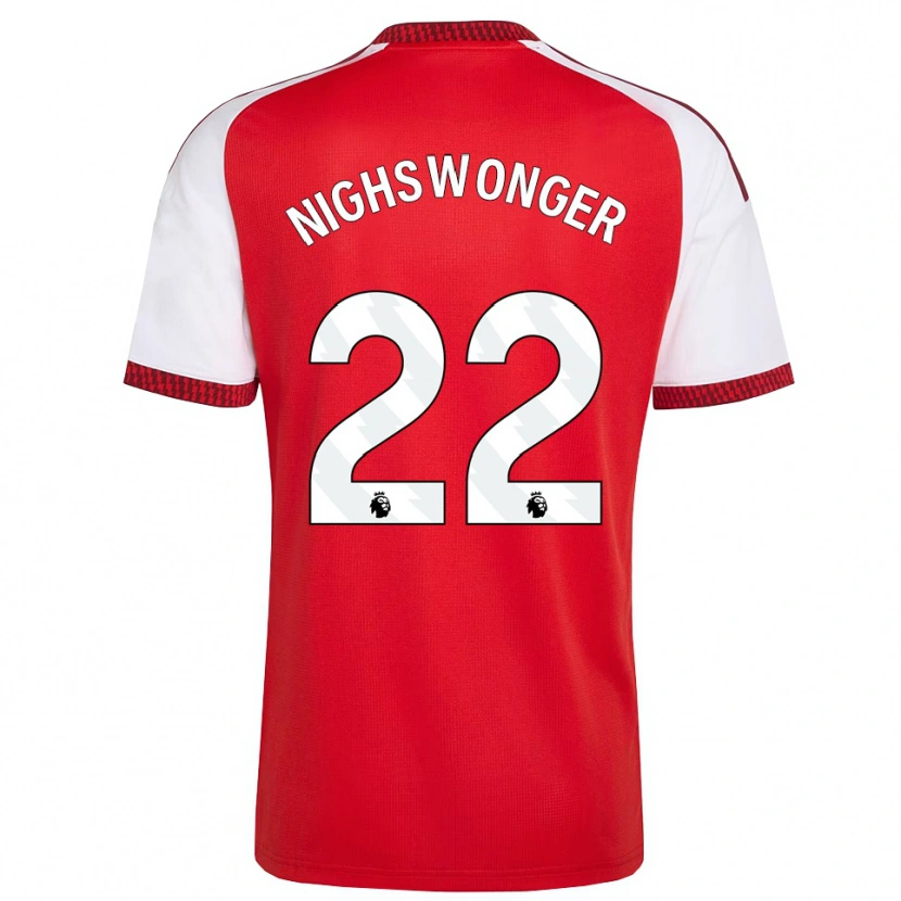 Danxen Kinder Jenna Nighswonger #22 Rot Weiß Schwarz Heimtrikot Trikot 2026/27 T-Shirt