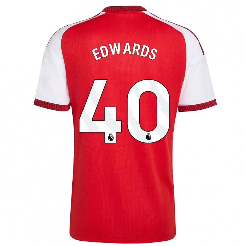 Danxen Kinder Khayon Edwards #40 Rot Weiß Schwarz Heimtrikot Trikot 2026/27 T-Shirt