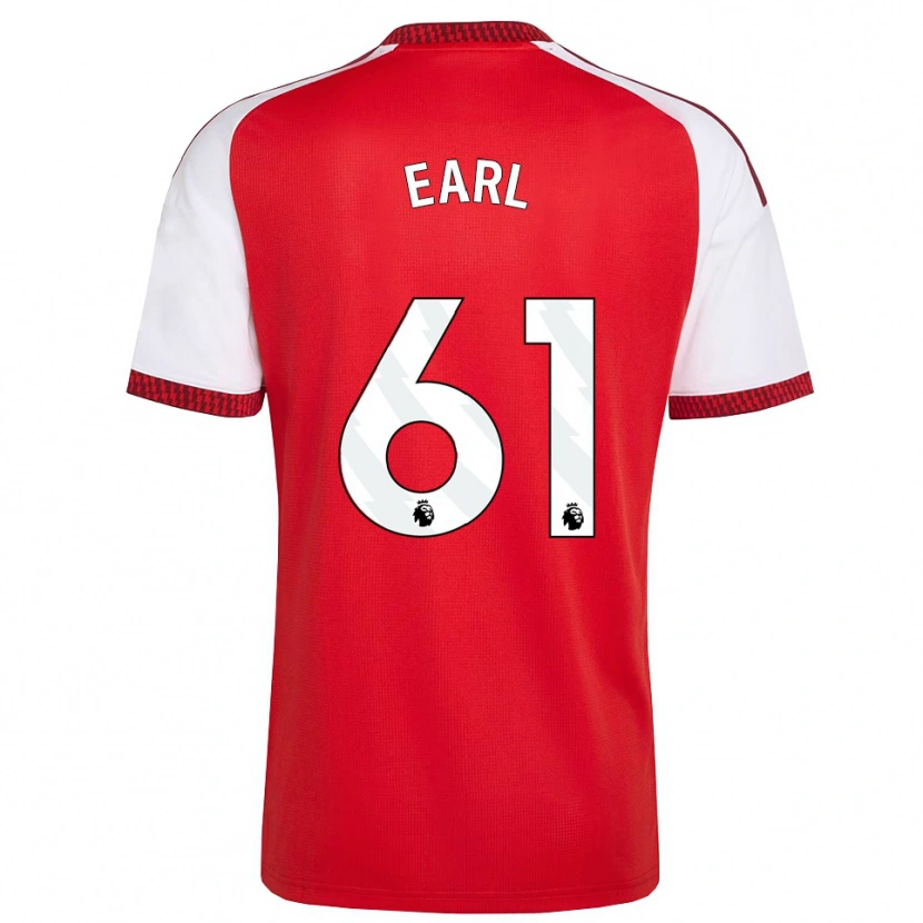 Danxen Kinder Madison Earl #61 Rot Weiß Schwarz Heimtrikot Trikot 2026/27 T-Shirt