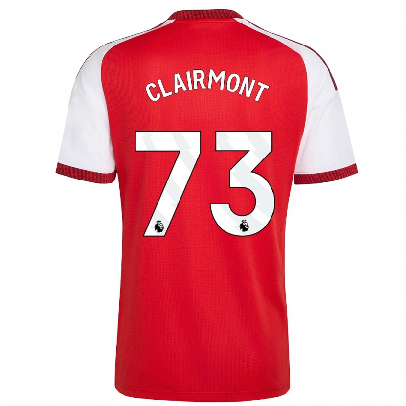Danxen Kinder Reece Clairmont #73 Rot Weiß Schwarz Heimtrikot Trikot 2026/27 T-Shirt