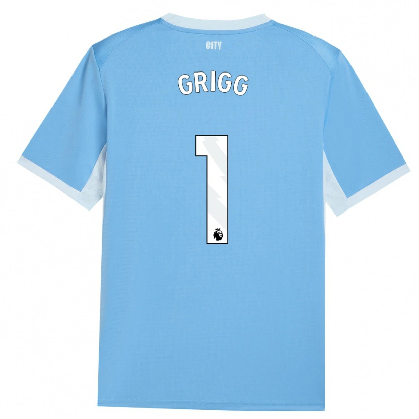 Danxen Kinder Finley Grigg #1 Hellhimmelblau Weiß Heimtrikot Trikot 2026/27 T-Shirt