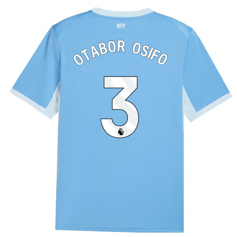 Danxen Kinder Prince Otabor Osifo #3 Hellhimmelblau Weiß Heimtrikot Trikot 2026/27 T-Shirt