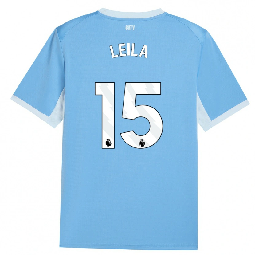Danxen Kinder Leila Ouahabi #15 Hellhimmelblau Weiß Heimtrikot Trikot 2026/27 T-Shirt